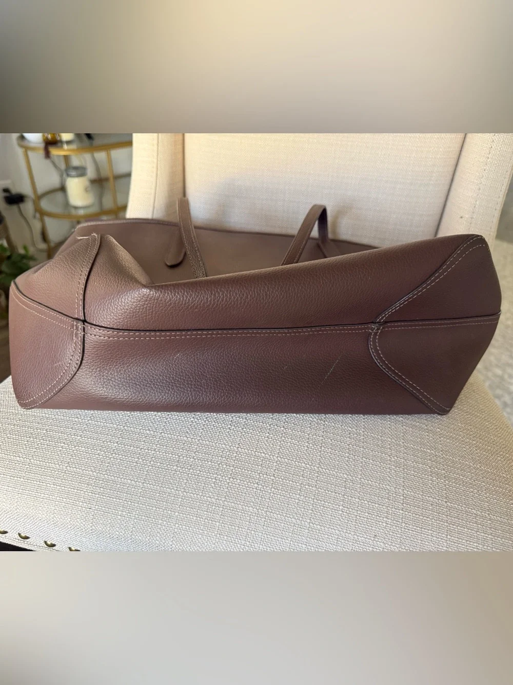 Coach City Tote CR111 Maple Brown Double Face Leather Laptop Work Bag